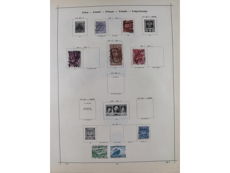 1840/1938 (ca.), mostly unused and used collection with focus on Europe with strength in the classic and semi-classic issues,