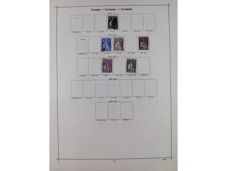 1840/1938 (ca.), mostly unused and used collection with focus on Europe with strength in the classic and semi-classic issues,