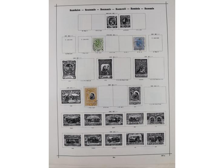 1840/1938 (ca.), mostly unused and used collection with focus on Europe with strength in the classic and semi-classic issues,