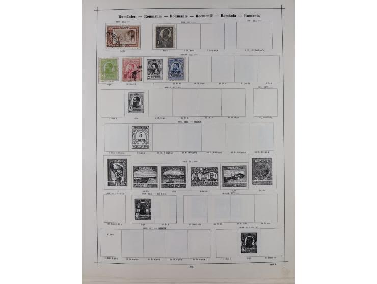 1840/1938 (ca.), mostly unused and used collection with focus on Europe with strength in the classic and semi-classic issues,