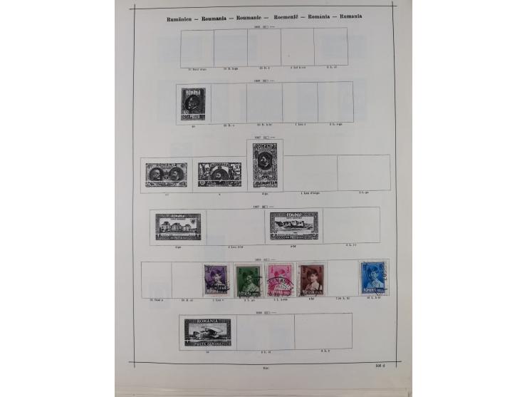 1840/1938 (ca.), mostly unused and used collection with focus on Europe with strength in the classic and semi-classic issues,