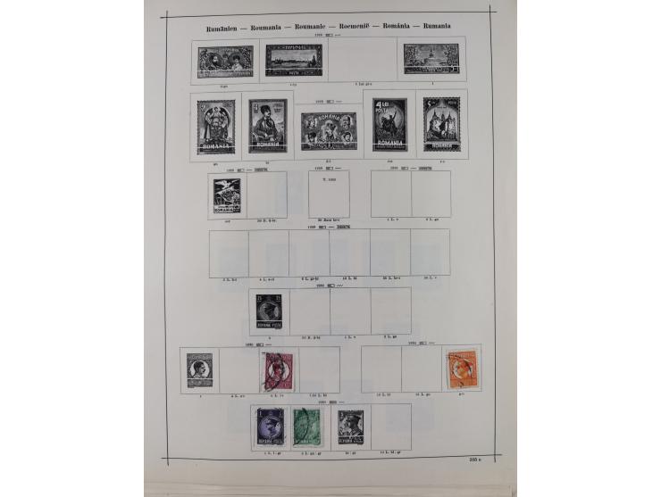 1840/1938 (ca.), mostly unused and used collection with focus on Europe with strength in the classic and semi-classic issues,