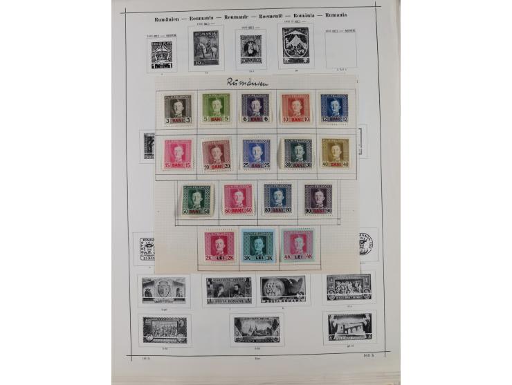 1840/1938 (ca.), mostly unused and used collection with focus on Europe with strength in the classic and semi-classic issues,