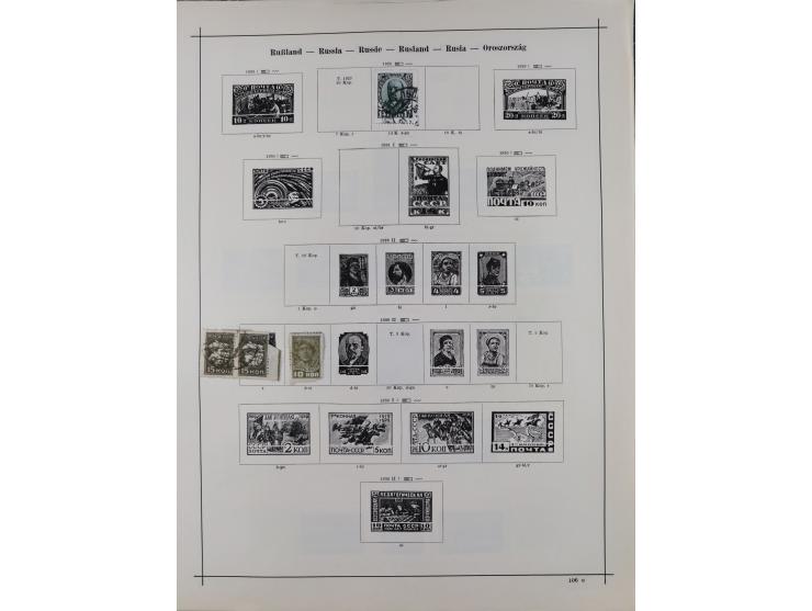 1840/1938 (ca.), mostly unused and used collection with focus on Europe with strength in the classic and semi-classic issues,