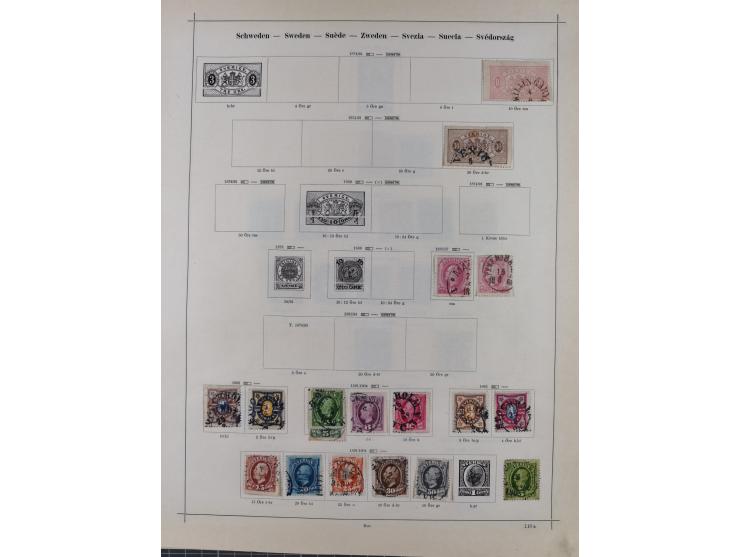 1840/1938 (ca.), mostly unused and used collection with focus on Europe with strength in the classic and semi-classic issues,