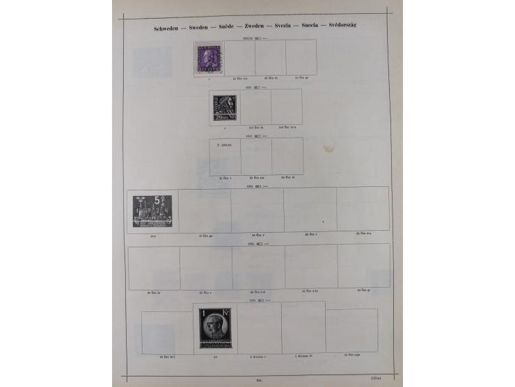1840/1938 (ca.), mostly unused and used collection with focus on Europe with strength in the classic and semi-classic issues,