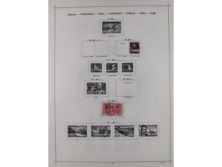 1840/1938 (ca.), mostly unused and used collection with focus on Europe with strength in the classic and semi-classic issues,