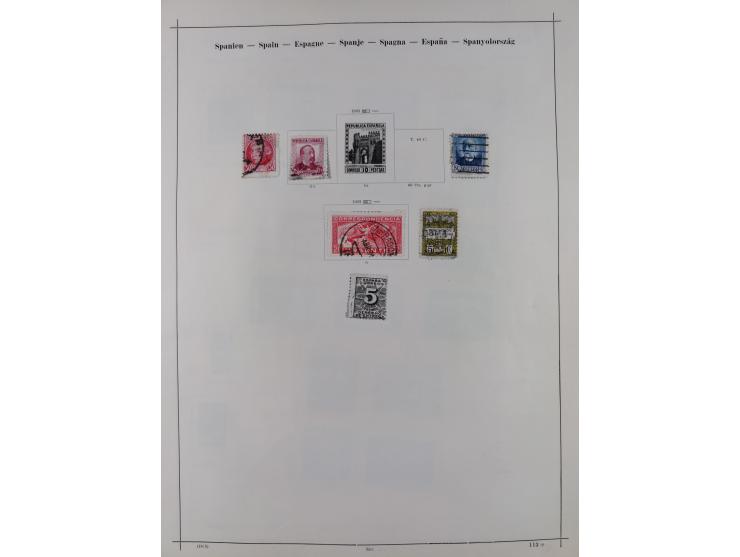 1840/1938 (ca.), mostly unused and used collection with focus on Europe with strength in the classic and semi-classic issues,