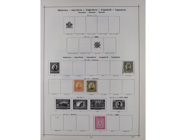 1840/1938 (ca.), mostly unused and used collection with focus on Europe with strength in the classic and semi-classic issues,