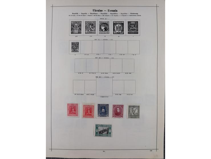 1840/1938 (ca.), mostly unused and used collection with focus on Europe with strength in the classic and semi-classic issues,