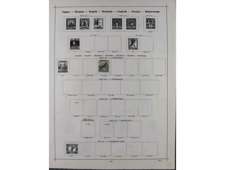 1840/1938 (ca.), mostly unused and used collection with focus on Europe with strength in the classic and semi-classic issues,