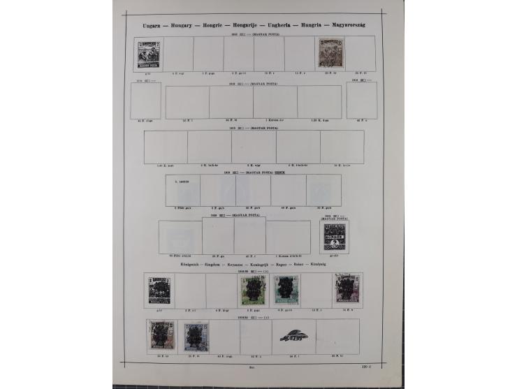 1840/1938 (ca.), mostly unused and used collection with focus on Europe with strength in the classic and semi-classic issues,