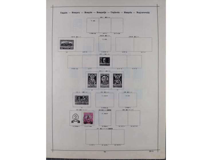 1840/1938 (ca.), mostly unused and used collection with focus on Europe with strength in the classic and semi-classic issues,
