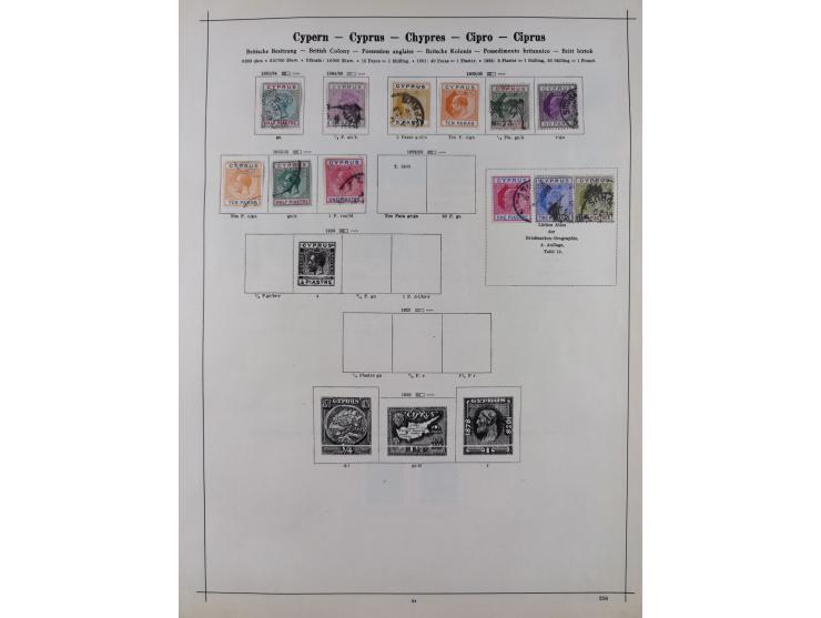 1840/1938 (ca.), mostly unused and used collection with focus on Europe with strength in the classic and semi-classic issues,