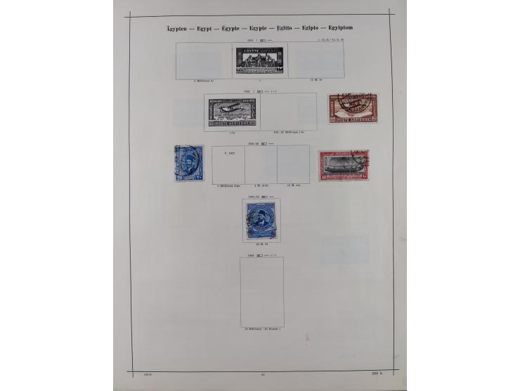 1840/1938 (ca.), mostly unused and used collection with focus on Europe with strength in the classic and semi-classic issues,