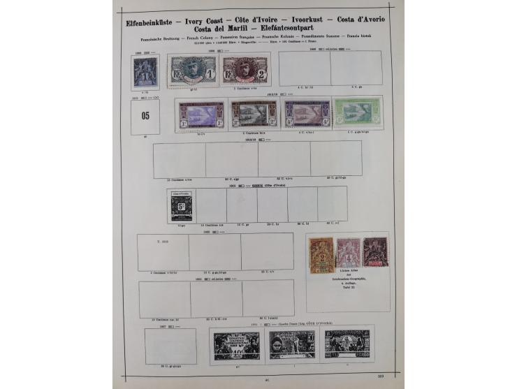 1840/1938 (ca.), mostly unused and used collection with focus on Europe with strength in the classic and semi-classic issues,