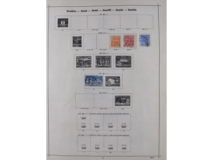 1840/1938 (ca.), mostly unused and used collection with focus on Europe with strength in the classic and semi-classic issues,