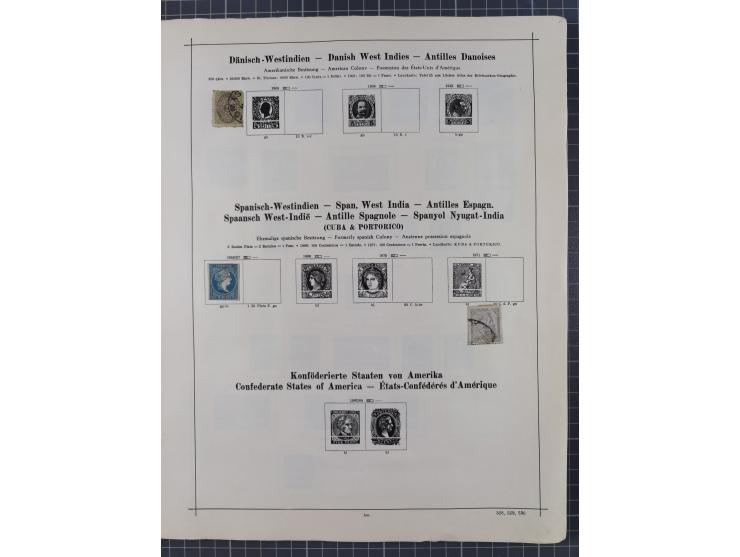 1840/1938 (ca.), mostly unused and used collection with focus on Europe with strength in the classic and semi-classic issues,