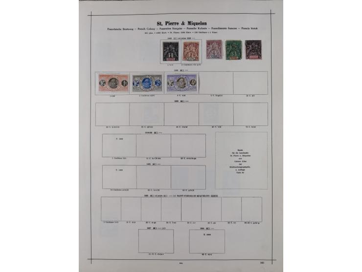 1840/1938 (ca.), mostly unused and used collection with focus on Europe with strength in the classic and semi-classic issues,