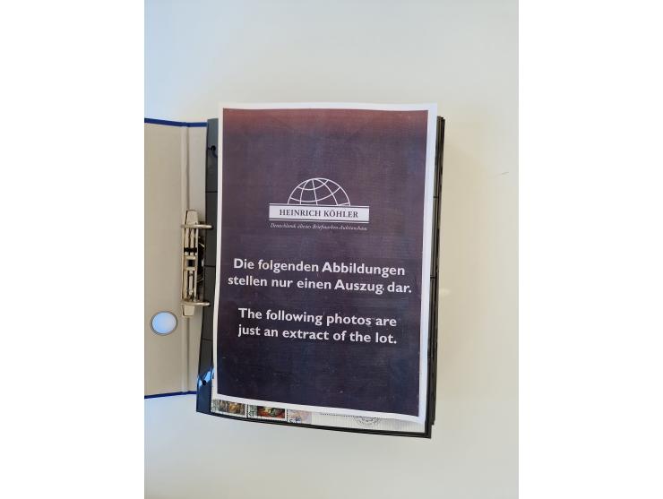 2000/15, postfrische und gestempelte, in den Hauptnummern je überkomplette Sammlung, dabei Marken je einzeln und in Viererblo