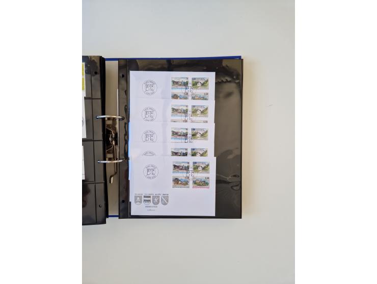 2000/15, postfrische und gestempelte, in den Hauptnummern je überkomplette Sammlung, dabei Marken je einzeln und in Viererblo