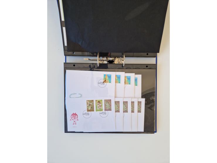 2000/15, postfrische und gestempelte, in den Hauptnummern je überkomplette Sammlung, dabei Marken je einzeln und in Viererblo