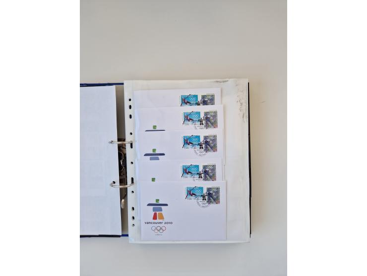 2000/15, postfrische und gestempelte, in den Hauptnummern je überkomplette Sammlung, dabei Marken je einzeln und in Viererblo