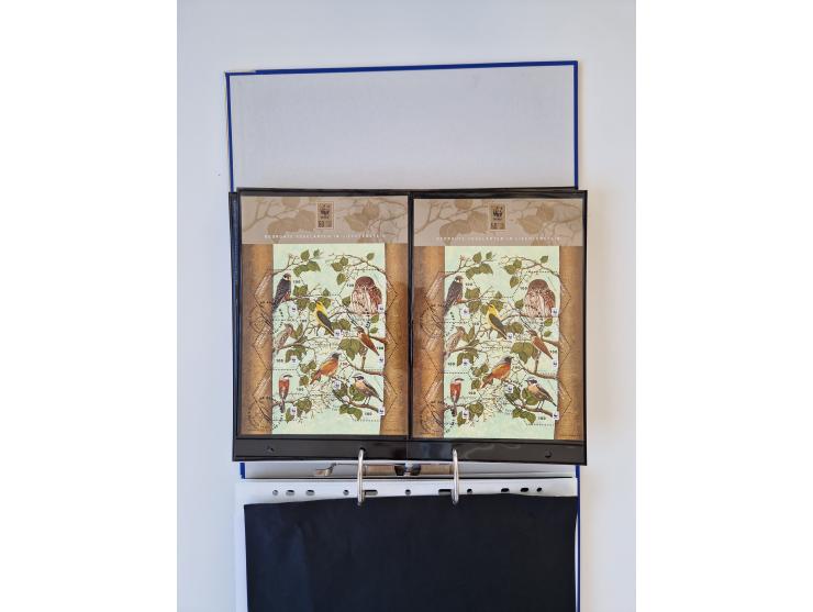 2000/15, postfrische und gestempelte, in den Hauptnummern je überkomplette Sammlung, dabei Marken je einzeln und in Viererblo