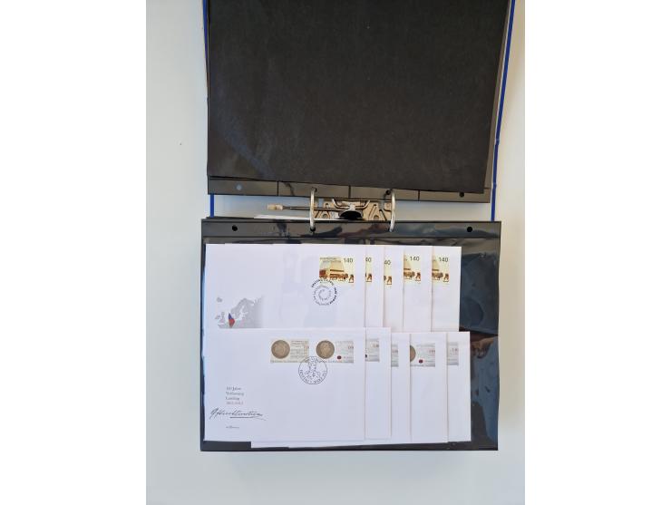 2000/15, postfrische und gestempelte, in den Hauptnummern je überkomplette Sammlung, dabei Marken je einzeln und in Viererblo