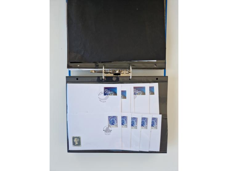 2000/15, postfrische und gestempelte, in den Hauptnummern je überkomplette Sammlung, dabei Marken je einzeln und in Viererblo