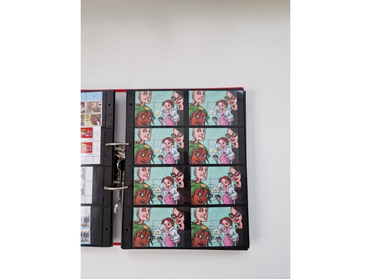 2000/15, postfrische und gestempelte, in den Hauptnummern je überkomplette Sammlung, dabei Marken je einzeln und in Viererblo