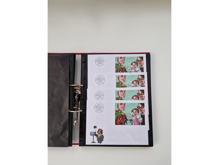 2000/15, postfrische und gestempelte, in den Hauptnummern je überkomplette Sammlung, dabei Marken je einzeln und in Viererblo