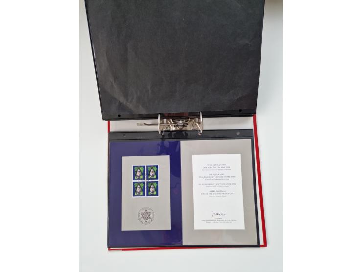 2000/15, postfrische und gestempelte, in den Hauptnummern je überkomplette Sammlung, dabei Marken je einzeln und in Viererblo