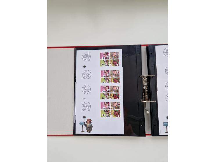 2000/15, postfrische und gestempelte, in den Hauptnummern je überkomplette Sammlung, dabei Marken je einzeln und in Viererblo