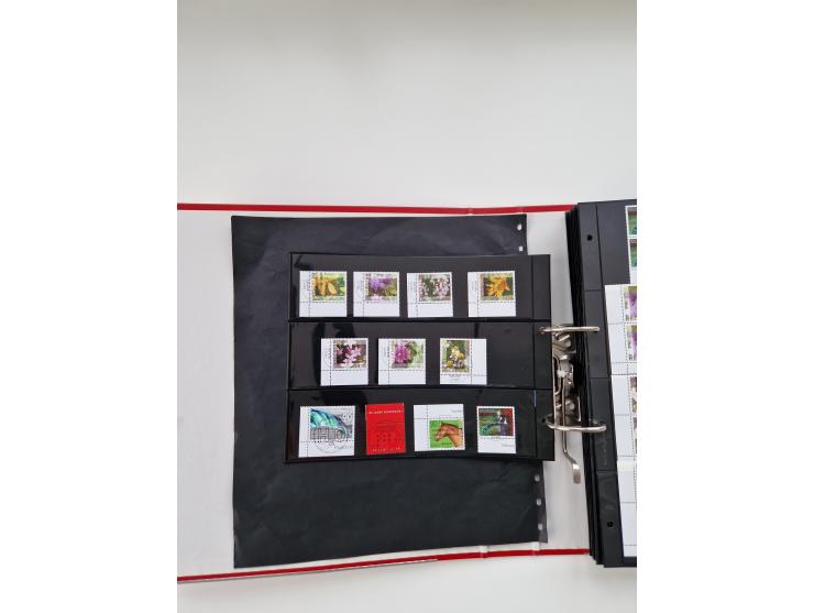 2000/15, postfrische und gestempelte, in den Hauptnummern je überkomplette Sammlung, dabei Marken je einzeln und in Viererblo