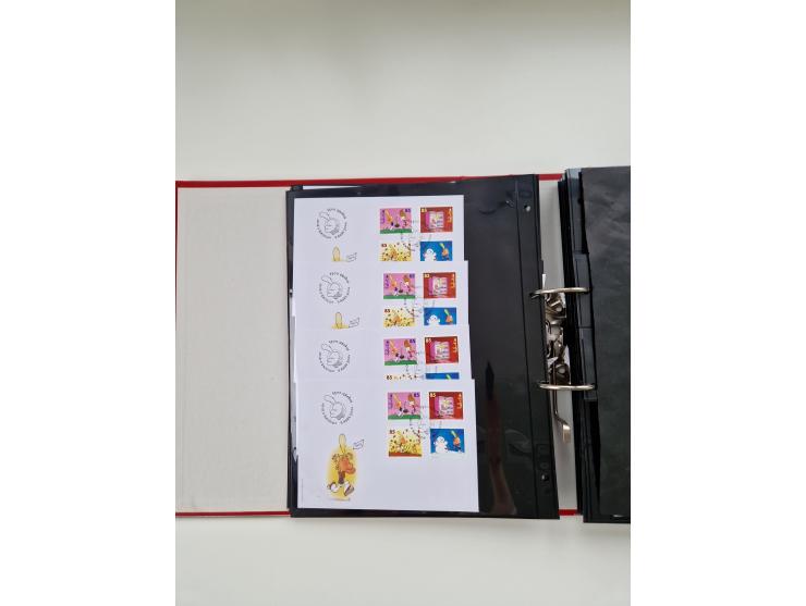 2000/15, postfrische und gestempelte, in den Hauptnummern je überkomplette Sammlung, dabei Marken je einzeln und in Viererblo