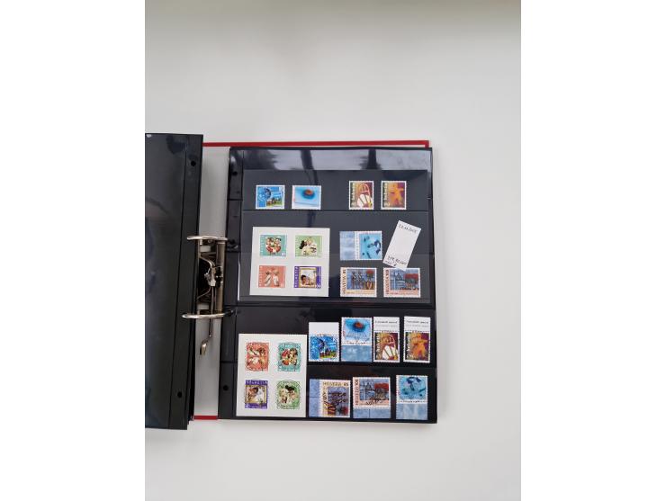 2000/15, postfrische und gestempelte, in den Hauptnummern je überkomplette Sammlung, dabei Marken je einzeln und in Viererblo