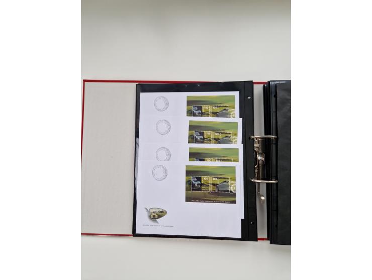 2000/15, postfrische und gestempelte, in den Hauptnummern je überkomplette Sammlung, dabei Marken je einzeln und in Viererblo