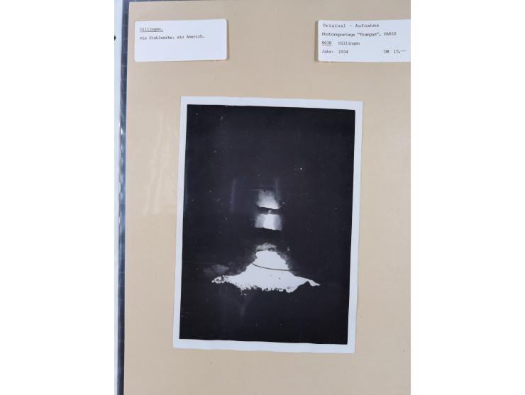 1912/61, Heimatsammlung Saarland mit Flugpost 1912, Erstflu Saarbrücken-Paris 1928, Firmenlochung, Feldpost, Einladungskarte 