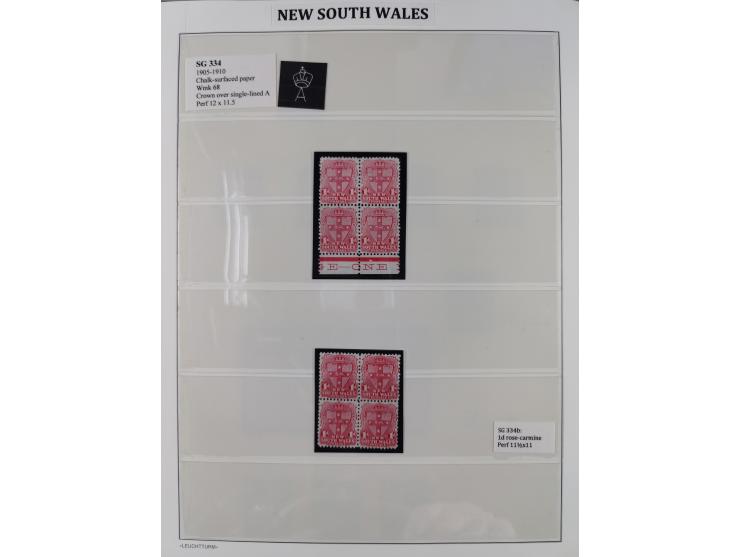 1860/1910, Unused collection on 13 leaves with over 100 items, beginning with registered issue, many margin miprints, Specime