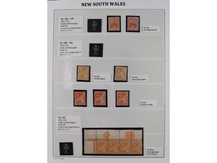 1860/1910, Unused collection on 13 leaves with over 100 items, beginning with registered issue, many margin miprints, Specime