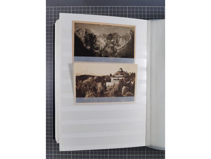 1900/50, Grosses Albummit Briefen/Karten/Dokumenten ab Bayern, dabei Arbeitsbuch 1934-46, Gewerkschaftsausweis, dazu 36 K.u.K