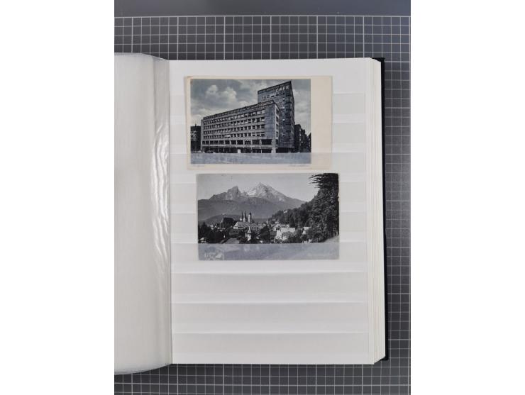 1900/50, Grosses Albummit Briefen/Karten/Dokumenten ab Bayern, dabei Arbeitsbuch 1934-46, Gewerkschaftsausweis, dazu 36 K.u.K