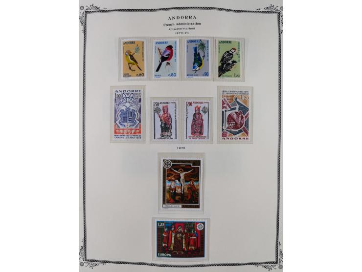 1973/2008, Collection mint on Scott Album leaves including S/S