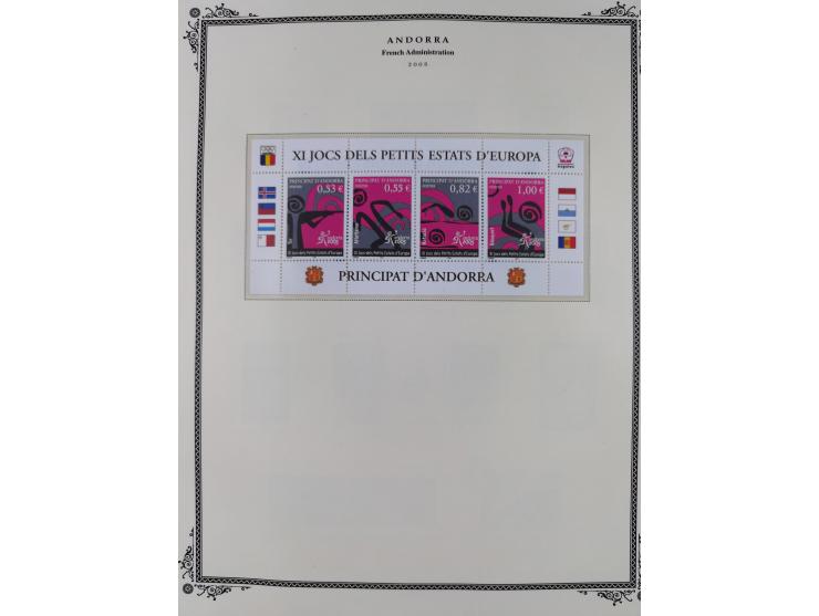 1973/2008, Collection mint on Scott Album leaves including S/S