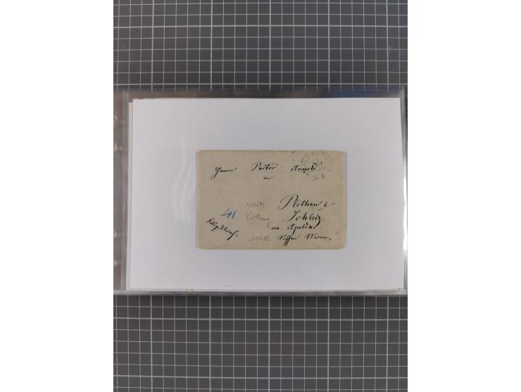 1870/72, interessanter Bestand mit über 70 Briefen, viele attraktive Verwendungen mit besseren Einzel- und Mehrfachfrankature