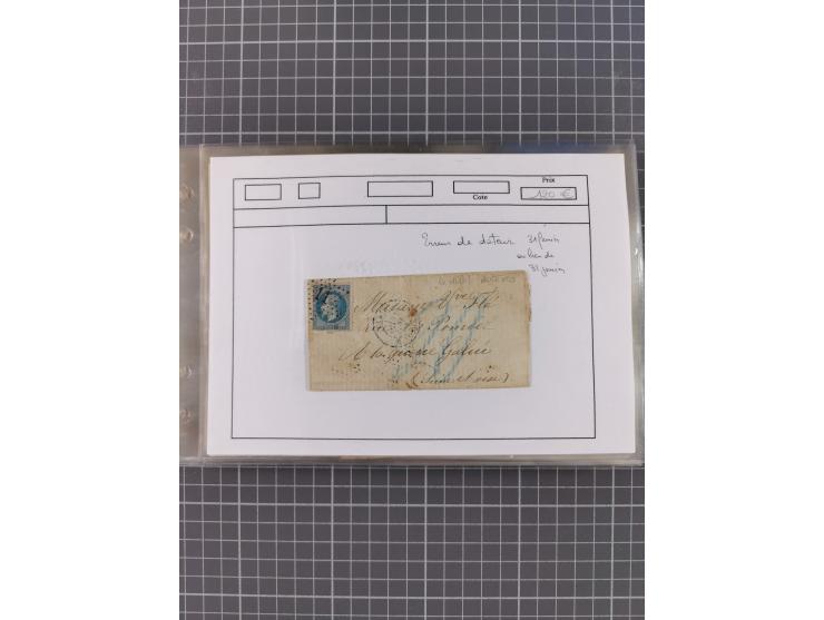 1870/72, interessanter Bestand mit über 70 Briefen, viele attraktive Verwendungen mit besseren Einzel- und Mehrfachfrankature