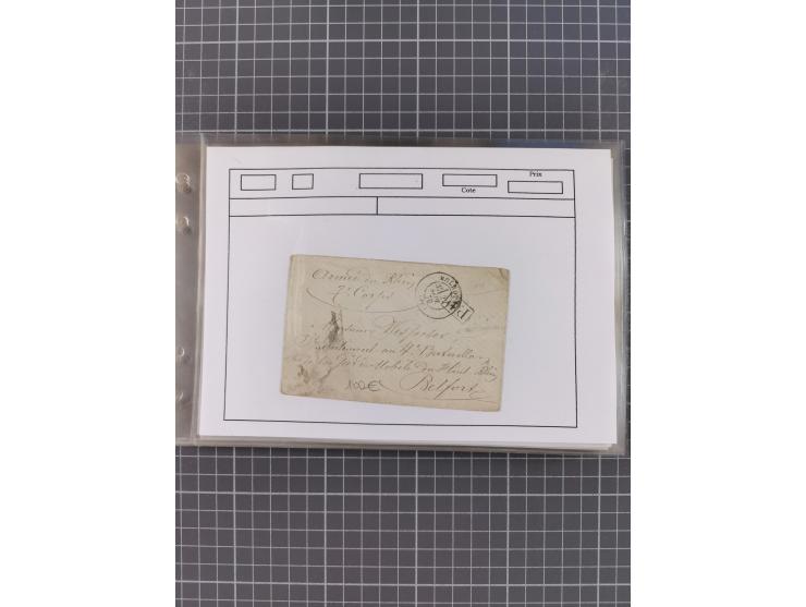 1870/72, interessanter Bestand mit über 70 Briefen, viele attraktive Verwendungen mit besseren Einzel- und Mehrfachfrankature