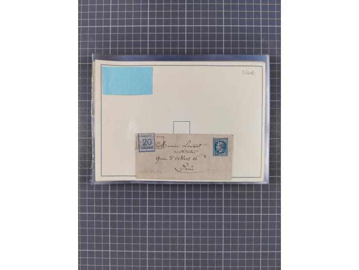 1870/72, reichhaltiger Bestand mit über 50 Briefen mit vielen besseren Einzel- und Mehrfachfrankaturen, Stempeln und weiteren