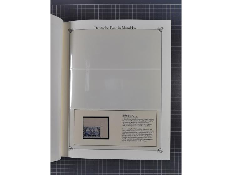 China-Togo, 2-bändige Sammlung in Sieger-Alben, dabei bessere postfrische Werte (u.a. Marianen 4 I), auch rund 40 ungebraucht